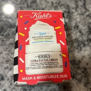 Kiehls Mask and Moisturize Duo: Ultra Facial Cream 0.95 oz /Cleaning Mask 0.5 oz